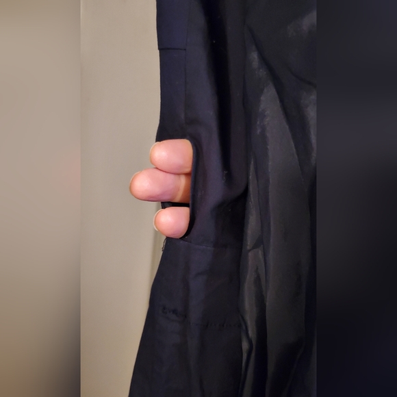 J. Crew Navy Wrap Jumpsuit - Picture 10 of 13